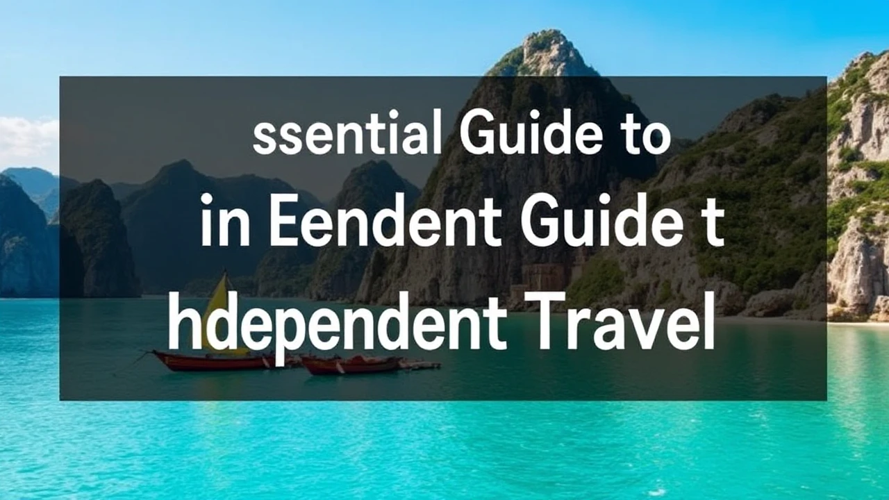 An Essential Guide to Independent Travel: Top Tips for Embarking on the World Solo