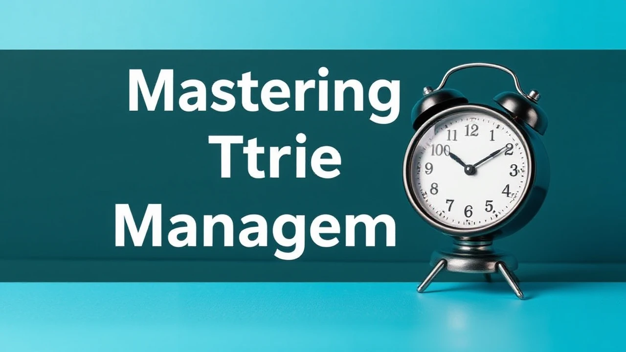 Mastering Time Management: Essential Strategies for Busy Entrepreneurs
