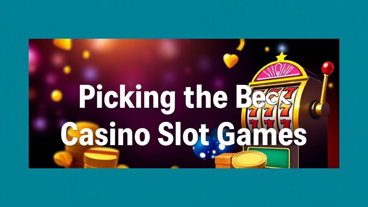 Your Go-To Guide to Picking the Best Casino Slot Games
