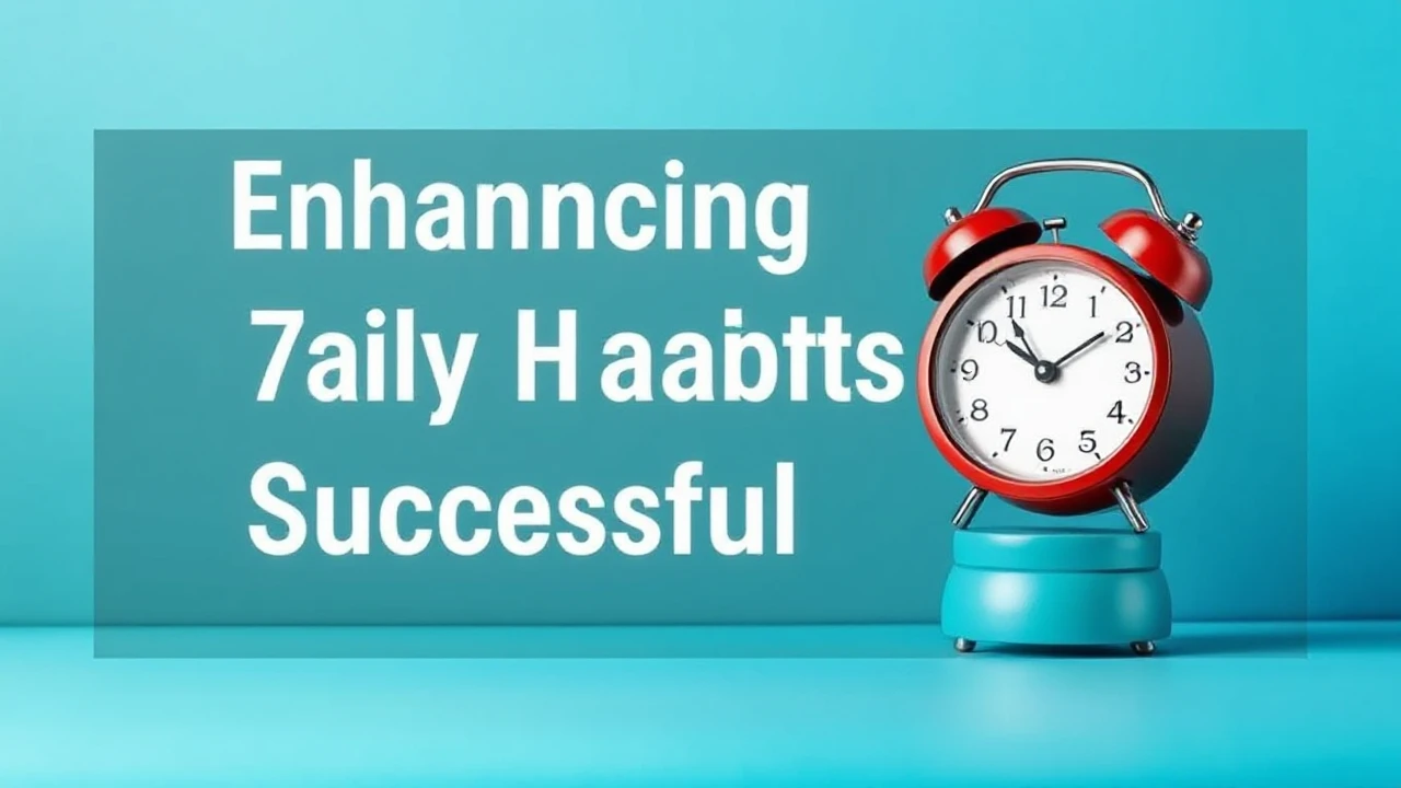 Enhancing Productivity: 7 Daily Habits of Successful Folks