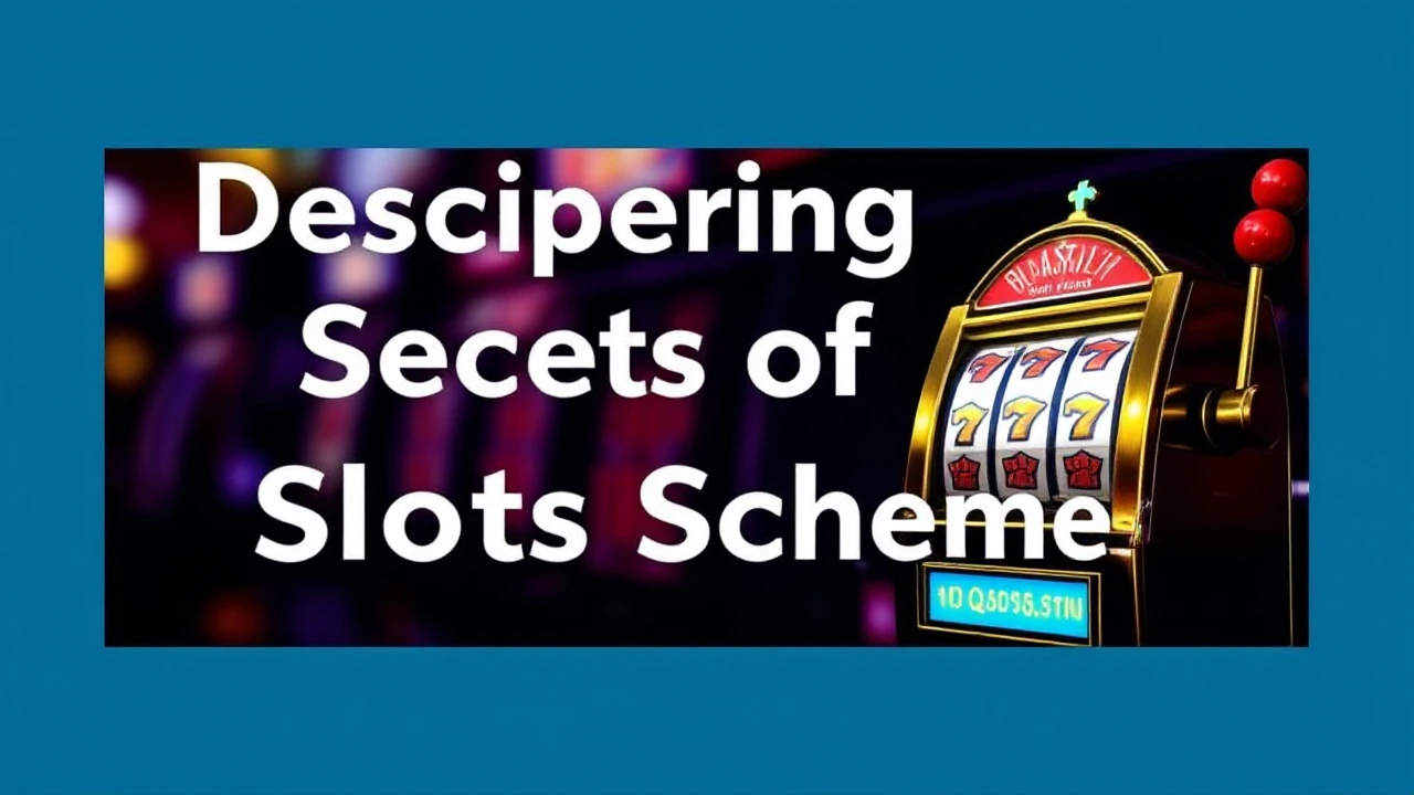 Deciphering the Secrets of Slots Schemes