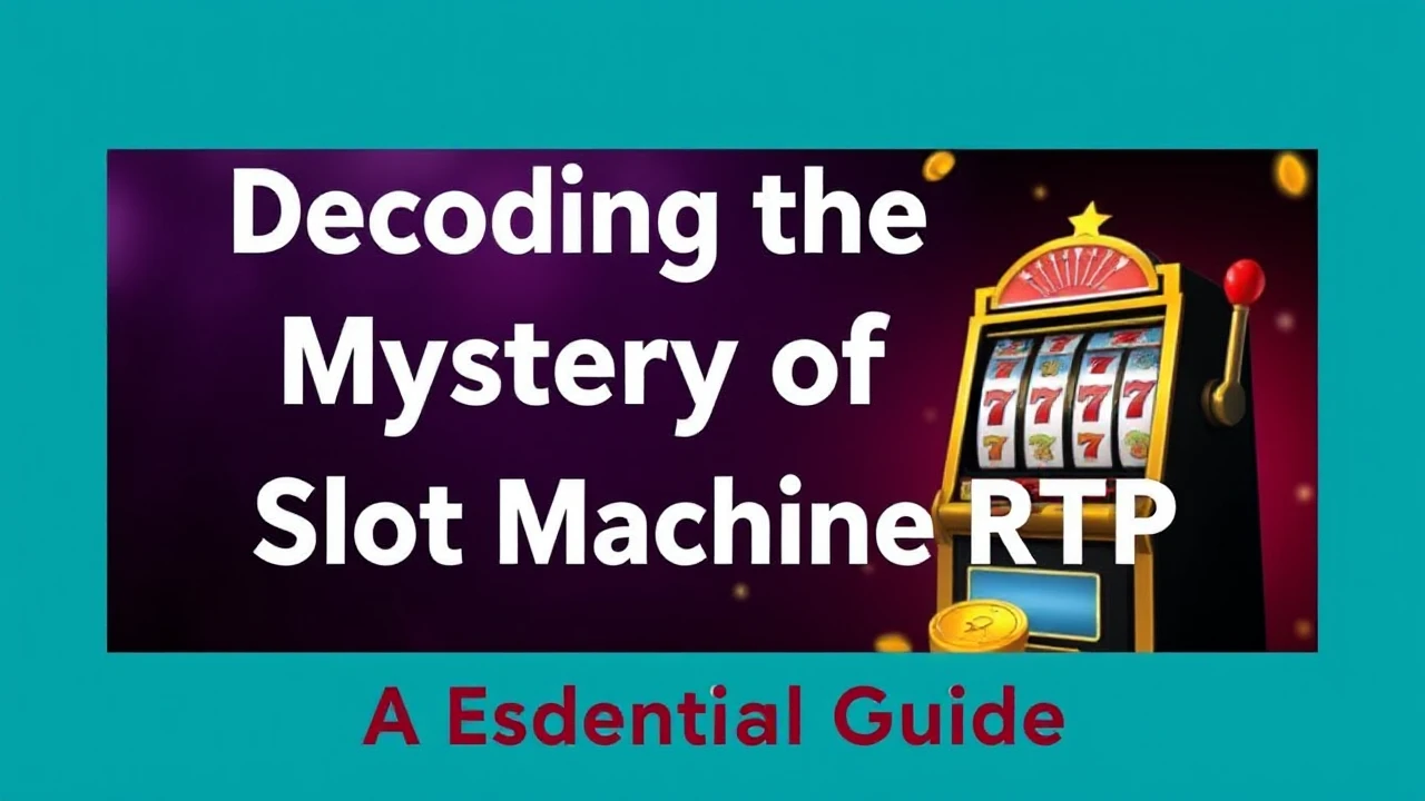 Decoding the Mystery of Slot Machine RTP: A Essential Guide