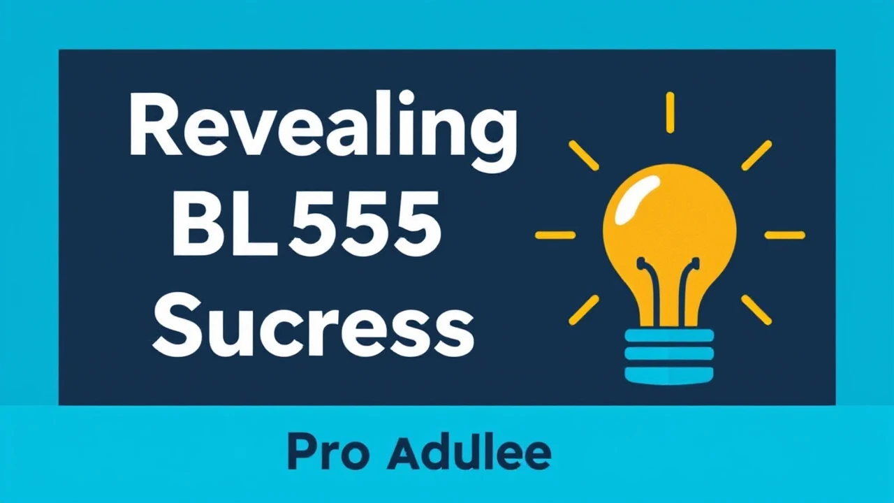Revealing BL555 Success Secrets: Pro Advice