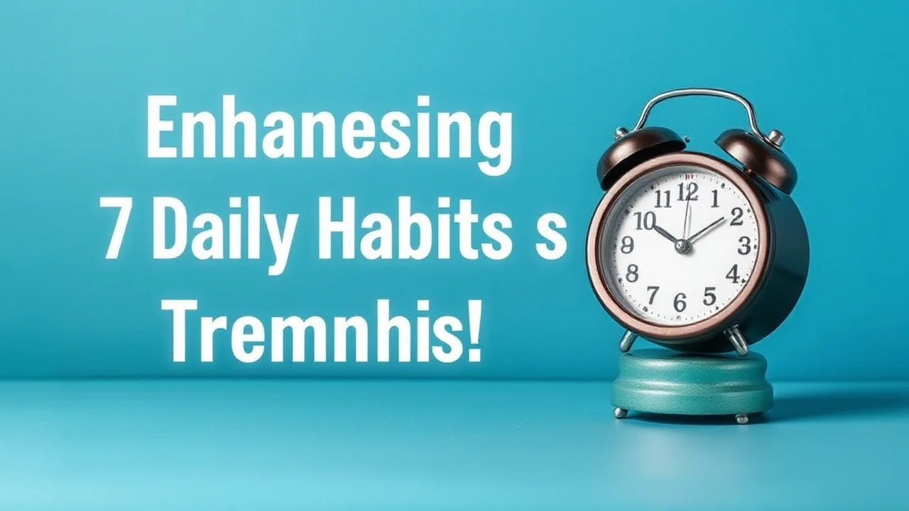 Enhancing Efficiency: 7 Daily Habits of Triumphant People