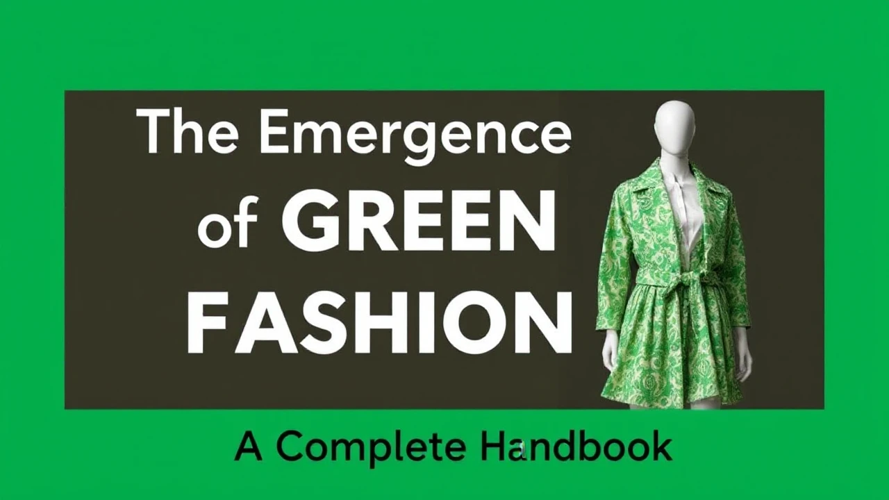 The Emergence of Green Fashion: A Complete Handbook