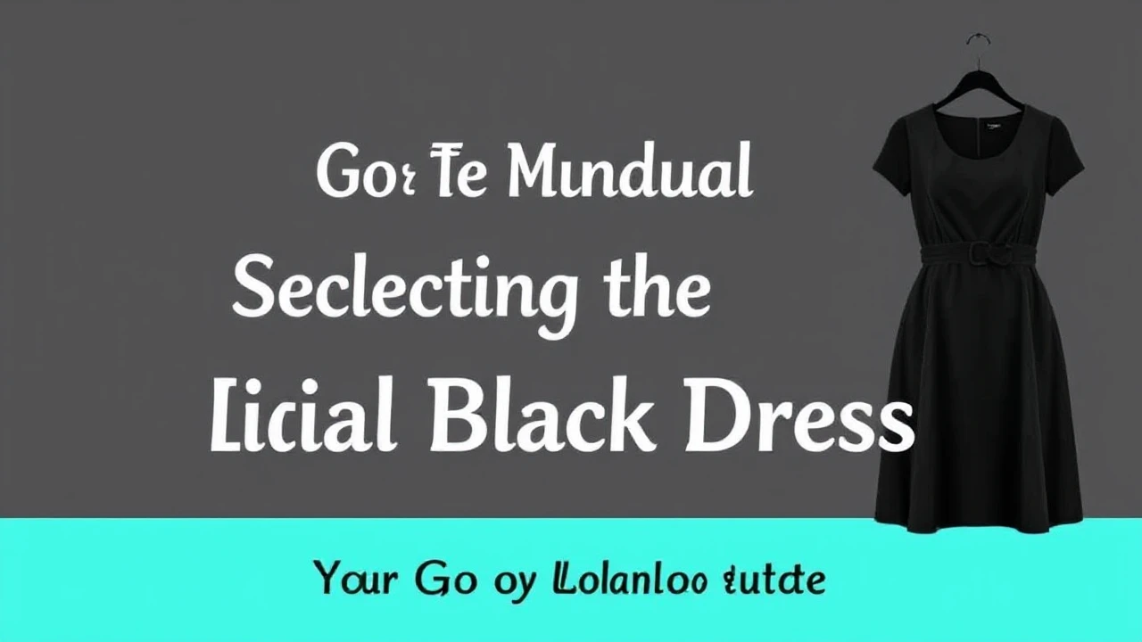 Your Go-To Manual of Selecting the Ideal Little Black Dress