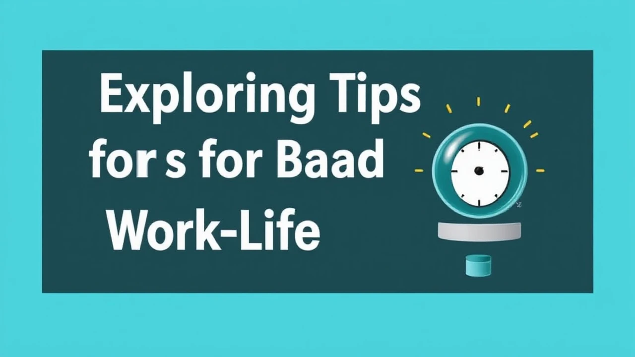 Exploring the Hidden Tips for a Balanced Work-Life Lifestyle: Key Points to Understand