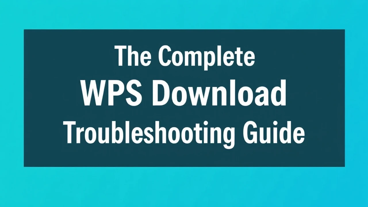 The Complete WPS Download Troubleshooting Guide