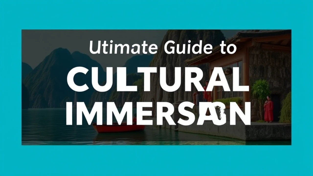 The Ultimate Guide to Cultural Immersion: Embracing Local Traditions While Traveling