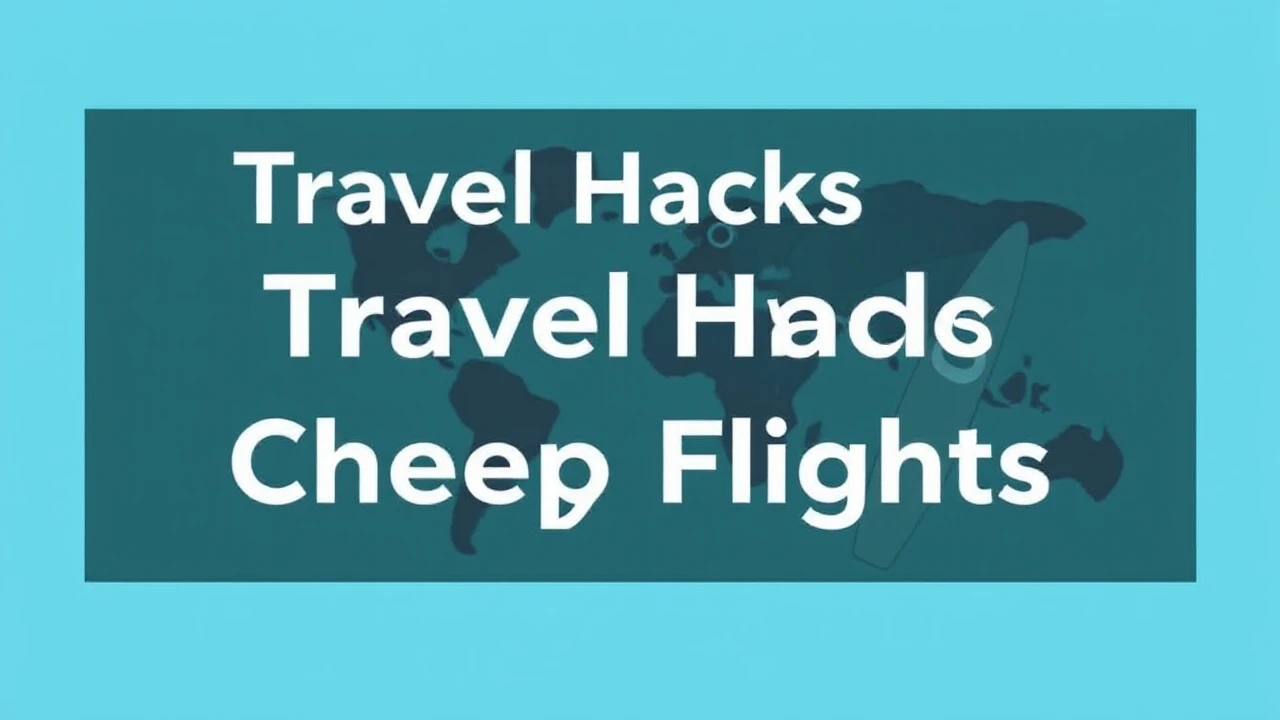 Expert Tips on Travel Hacks: Mastering Cheap Flights