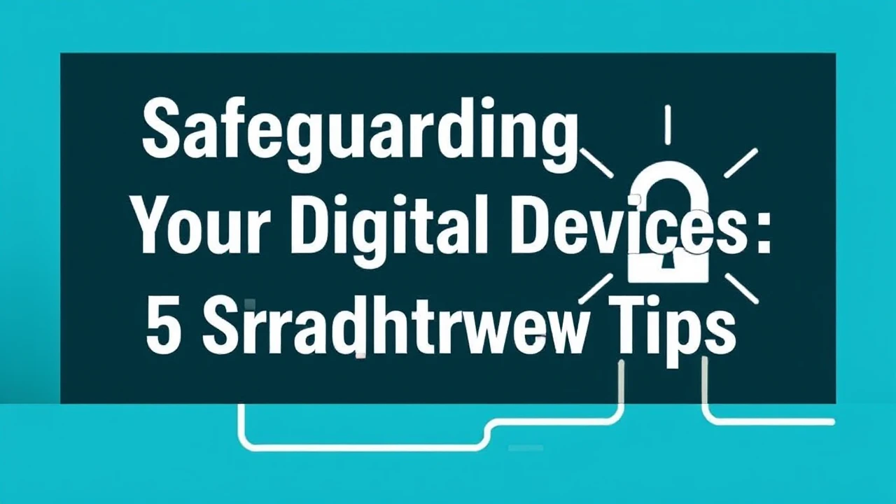 Safeguarding Your Digital Devices: 5 Straightforward Tips
