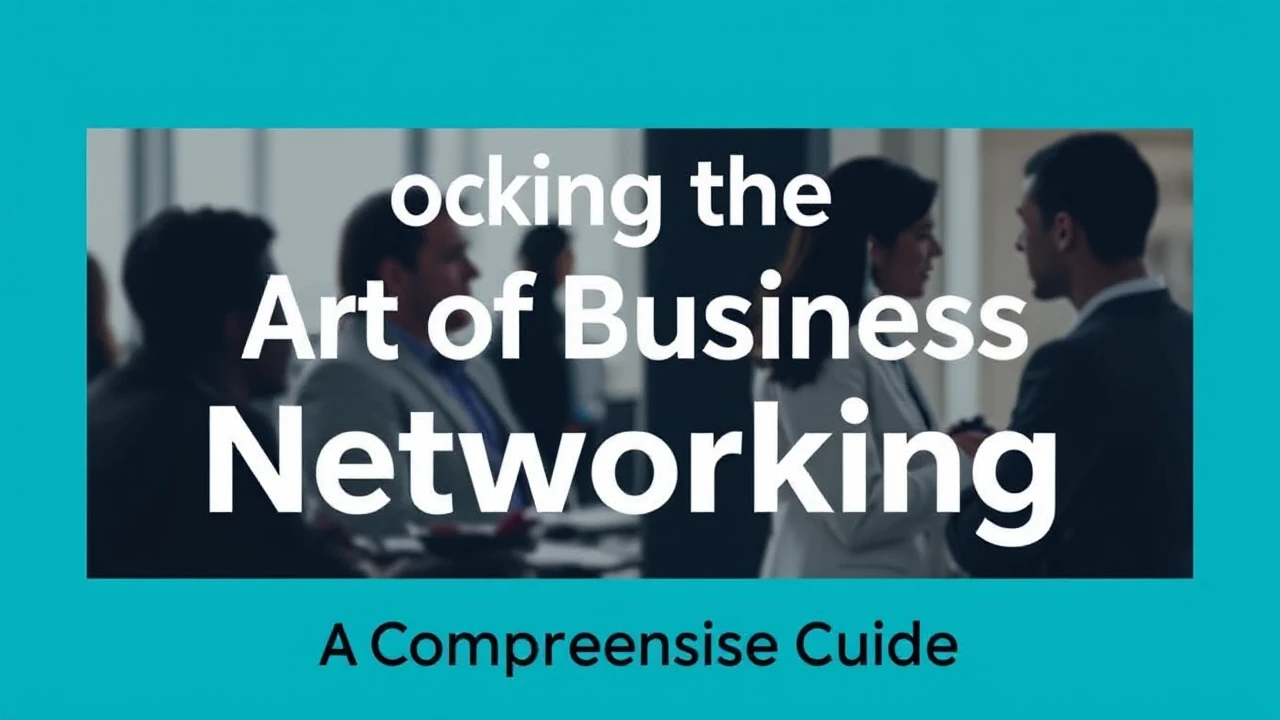 Unlocking the Art of Business Networking: A Comprehensive Guide