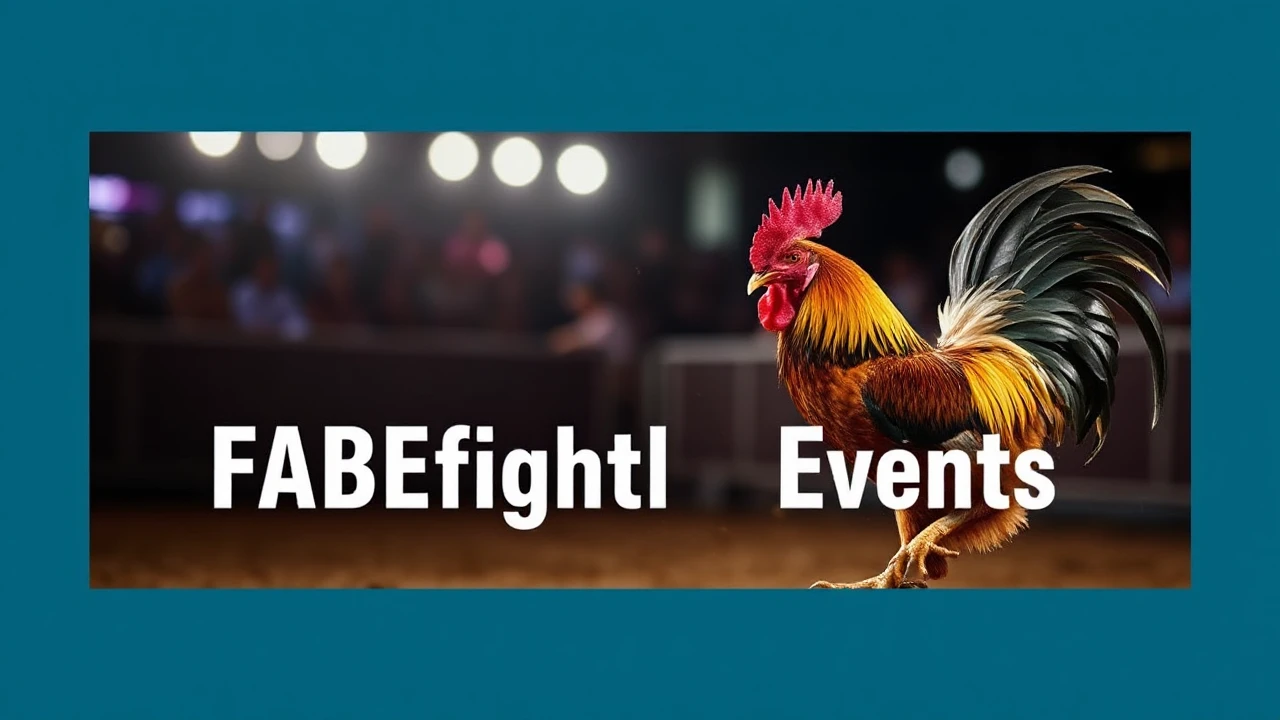 Behind the Scenes of FABET Cockfighting Events