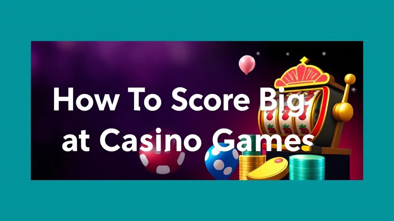Top 10 Strategies: How to Score Big at Casino Games