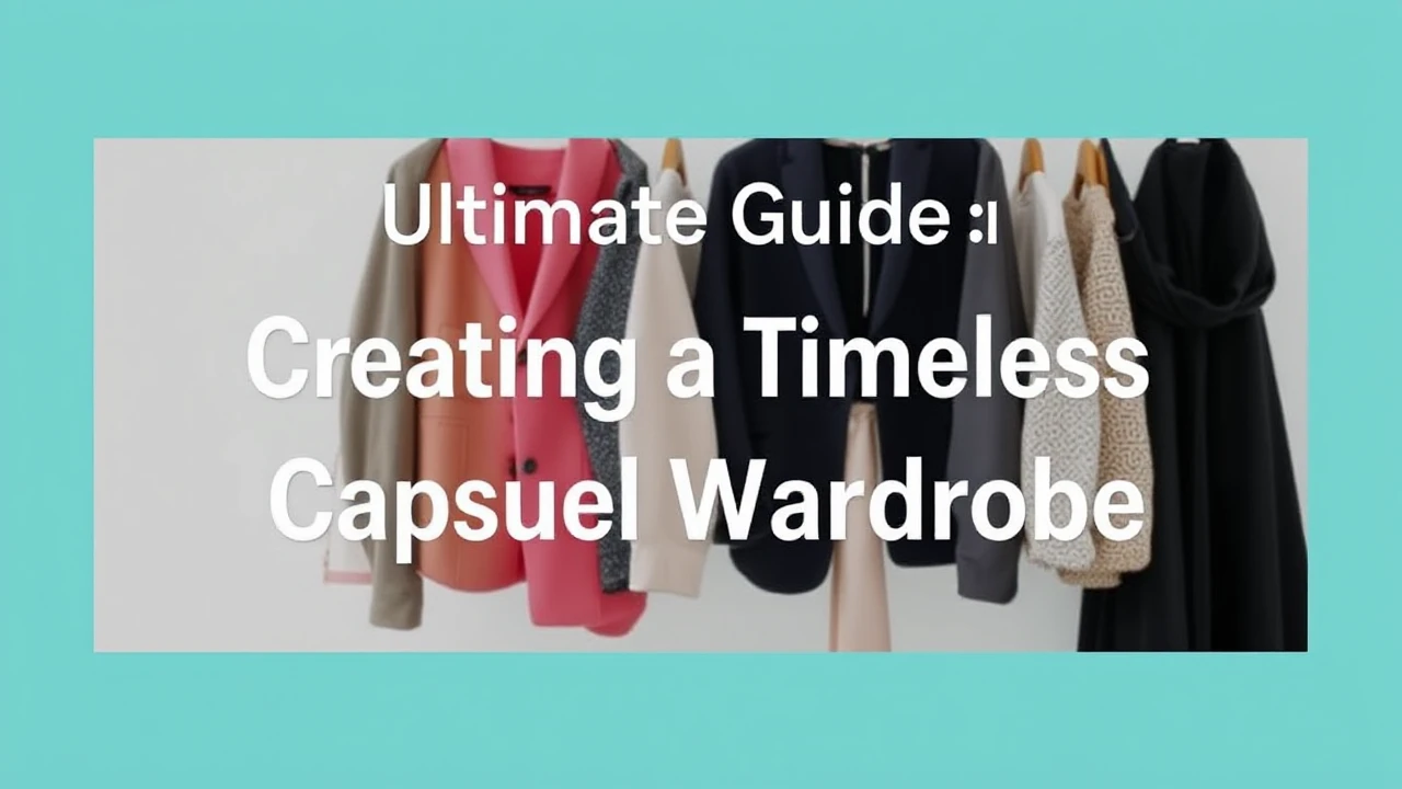 The Ultimate Guide to Creating a Timeless Capsule Wardrobe