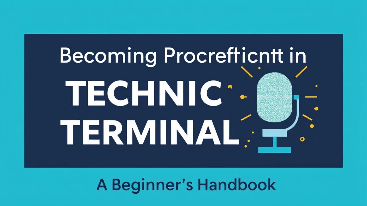 Becoming Proficient in Technical Terminology: A Beginner's Handbook