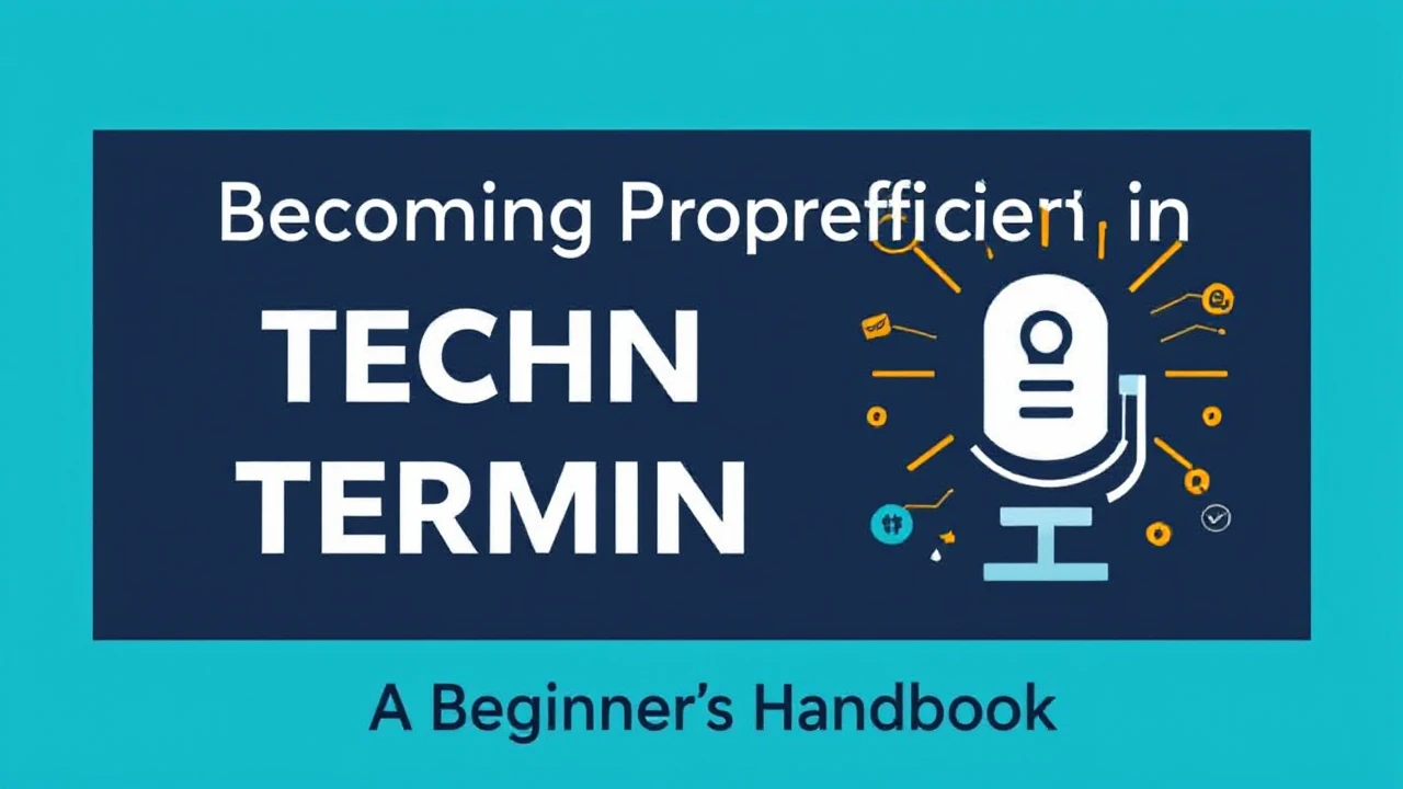 Becoming Proficient in Technical Terminology: A Beginner's Handbook