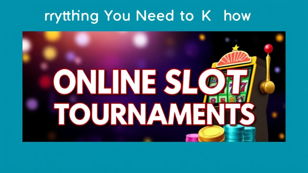 Everything You Need to Know Online Slot Tournaments: Understanding the Thrilling Realm of Virtual Slot Tournaments