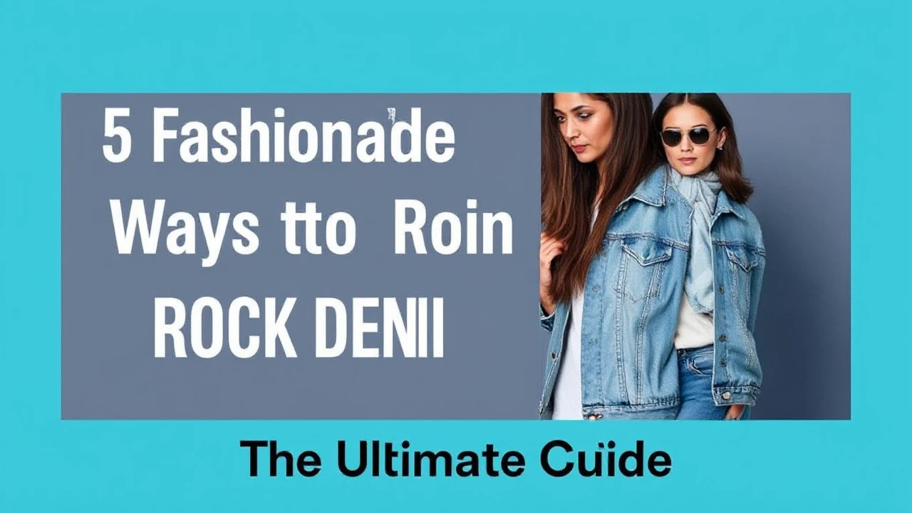 5 Fashionable Ways to Rock Denim Jackets This Season: Your Ultimate Guide