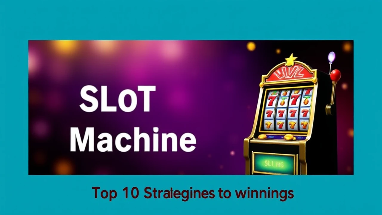 Enhance Your Slot Machine Winnings: Top 10 Strategies to Win Big
