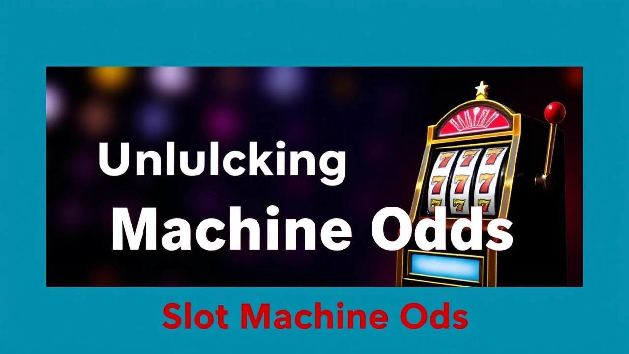 Unlocking Slot Machine Odds: Understanding to Odds
