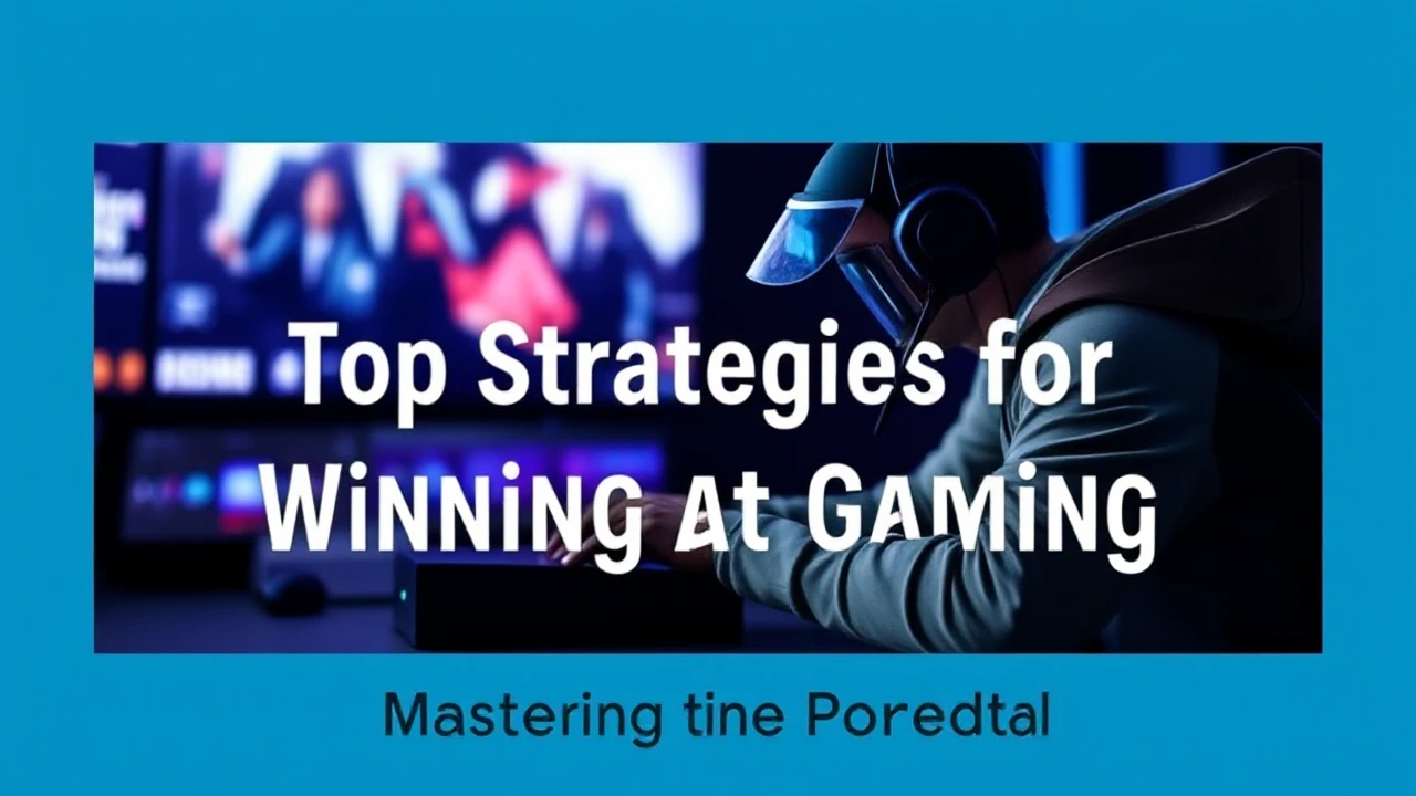 Unleash Your Potential: Top Strategies for Winning at Gaming