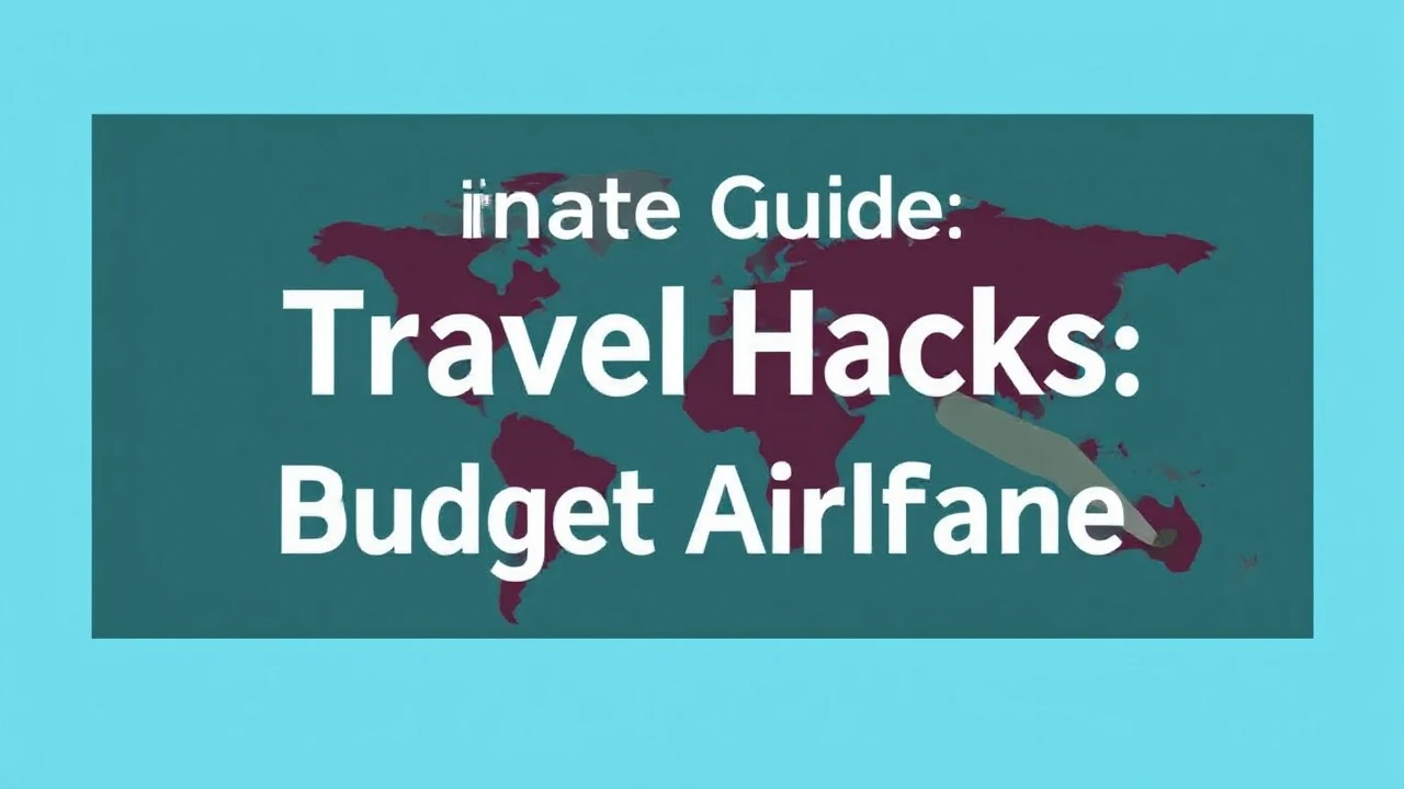Ultimate Guide on Travel Hacks: Mastering Budget Airfare