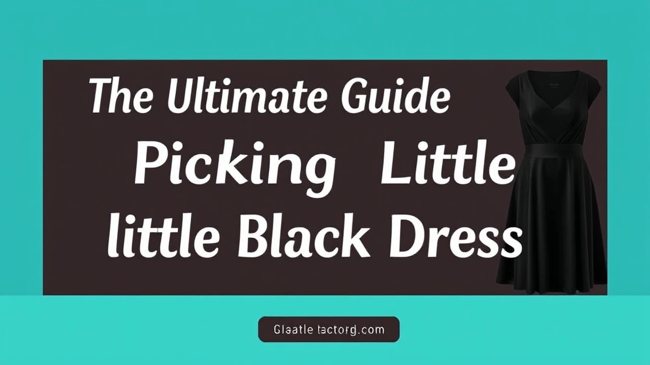 The Ultimate Guide of Picking the Ultimate Little Black Dress