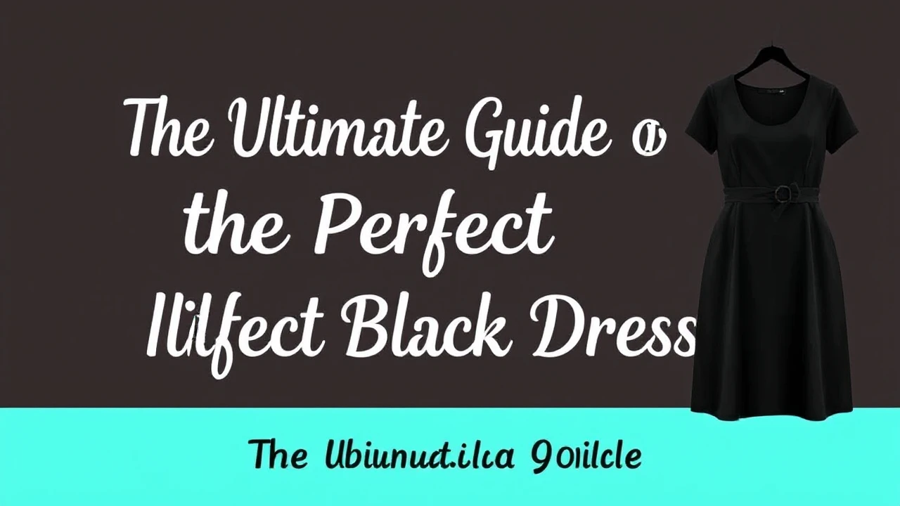 The Ultimate Guide of Selecting the Perfect Little Black Dress