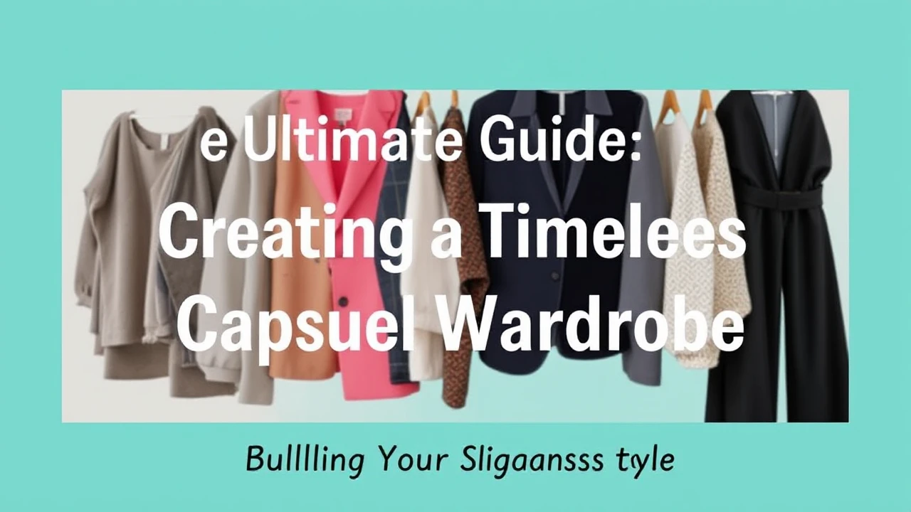 The Ultimate Guide to Creating a Timeless Capsule Wardrobe