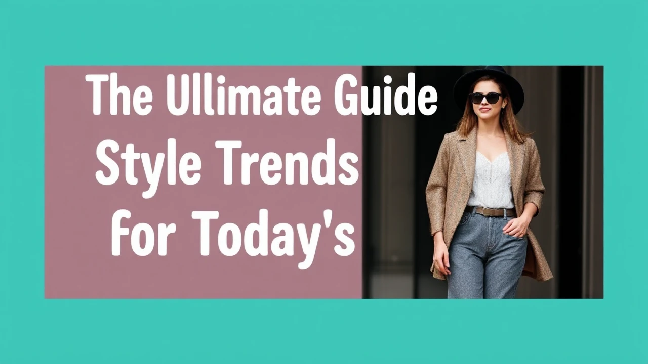 The Ultimate Guide to Style Trends for Today's Woman