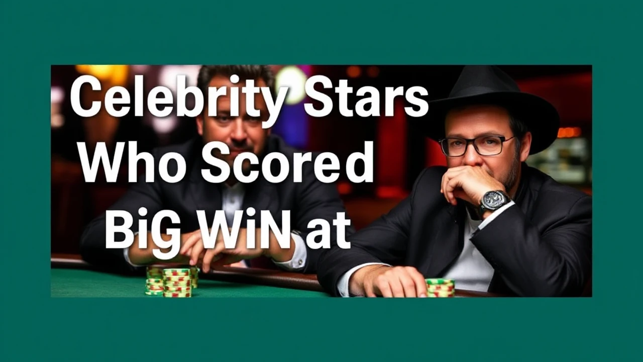 Celebrity Stars Who Scored Big Win at Casinos