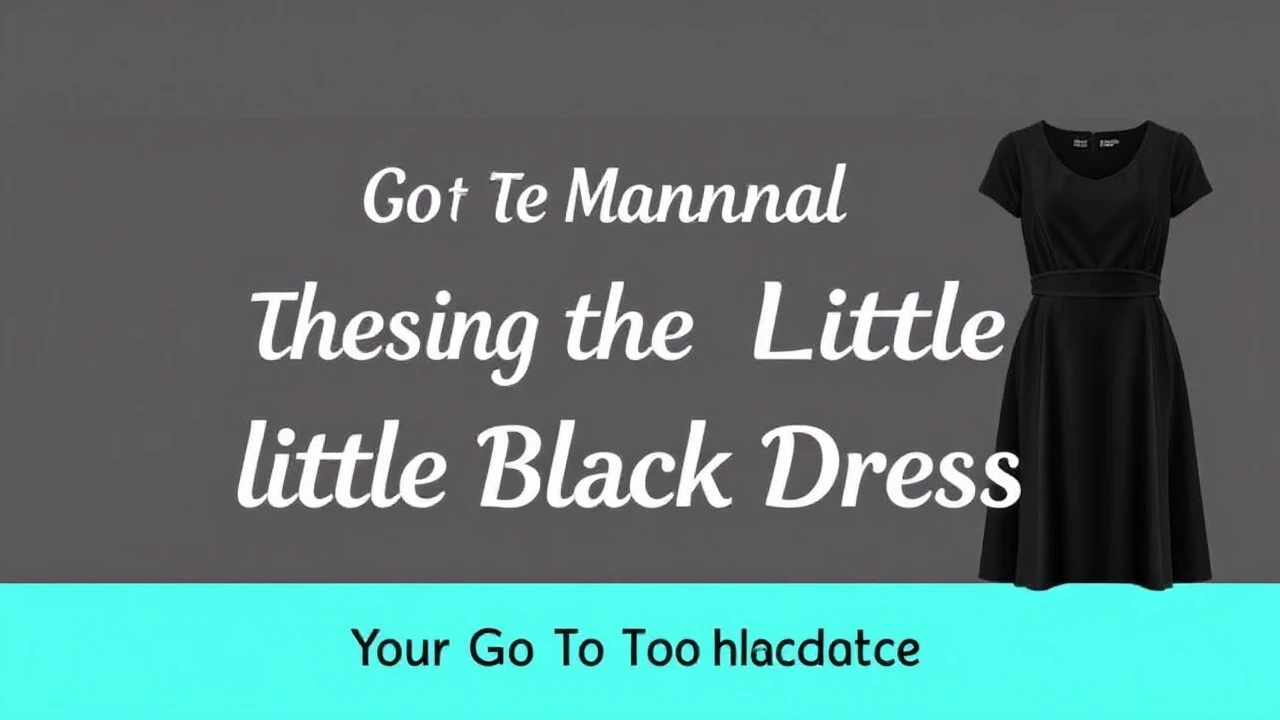 Your Go-To Manual of Choosing the Ultimate Little Black Dress
