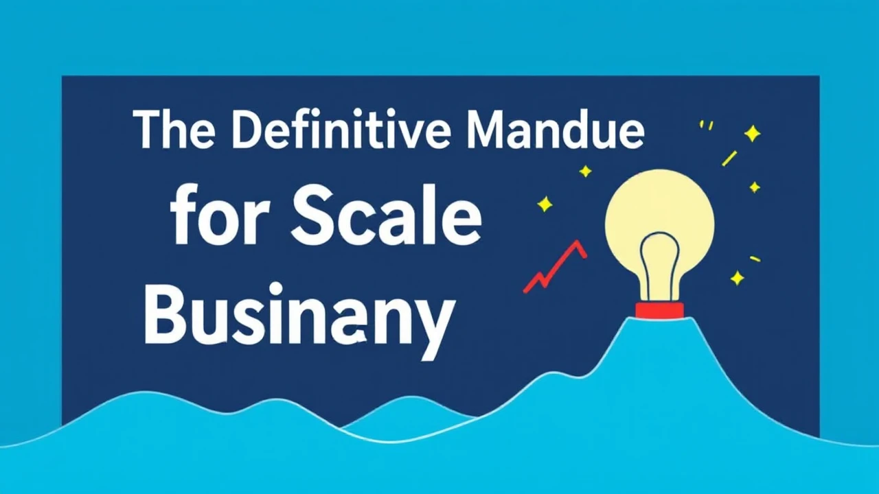 The Definitive Manual for Scaling Your Company Effectively