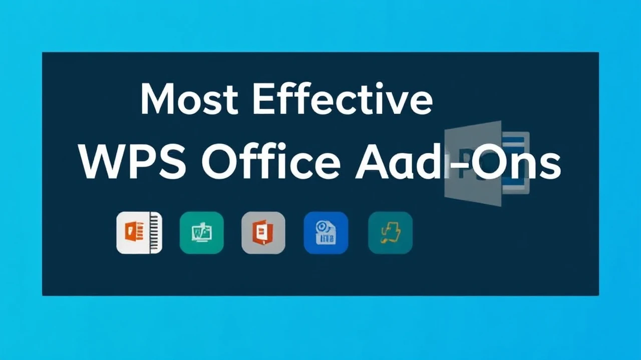 Most Effective WPS Office Add-Ons Enhancing Superior Functionality