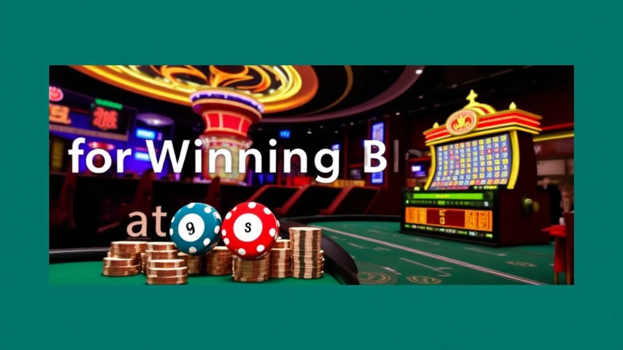 Top Strategies for Winning Big at Toto Macau