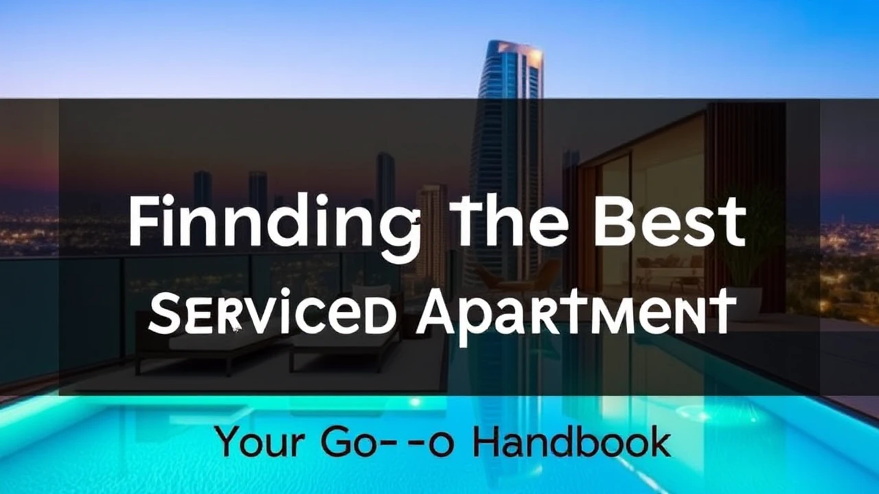 Your Go-To Handbook of Finding the Best Serviced Apartment in Dubai