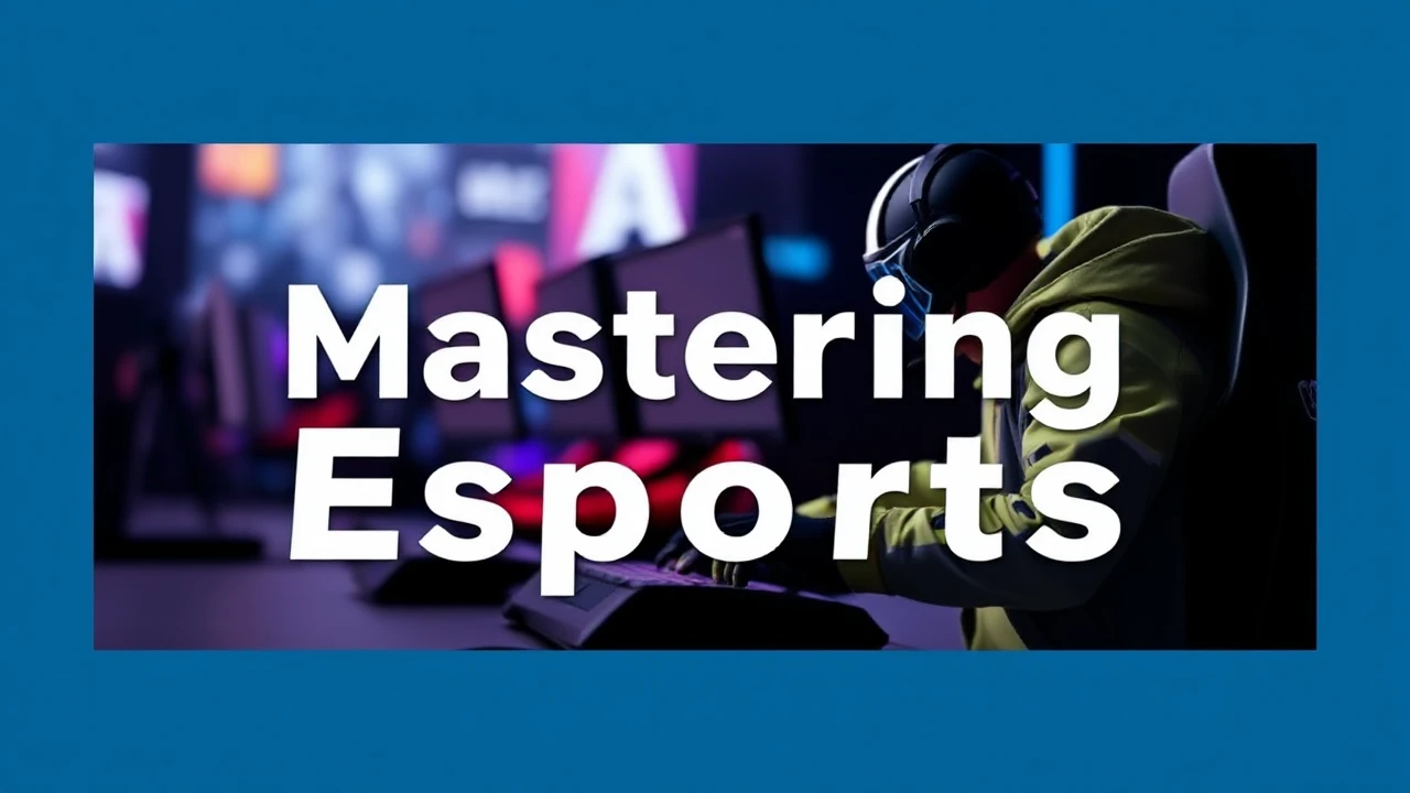 Mastering Esports: A Beginner's Guide to Conquering the Game