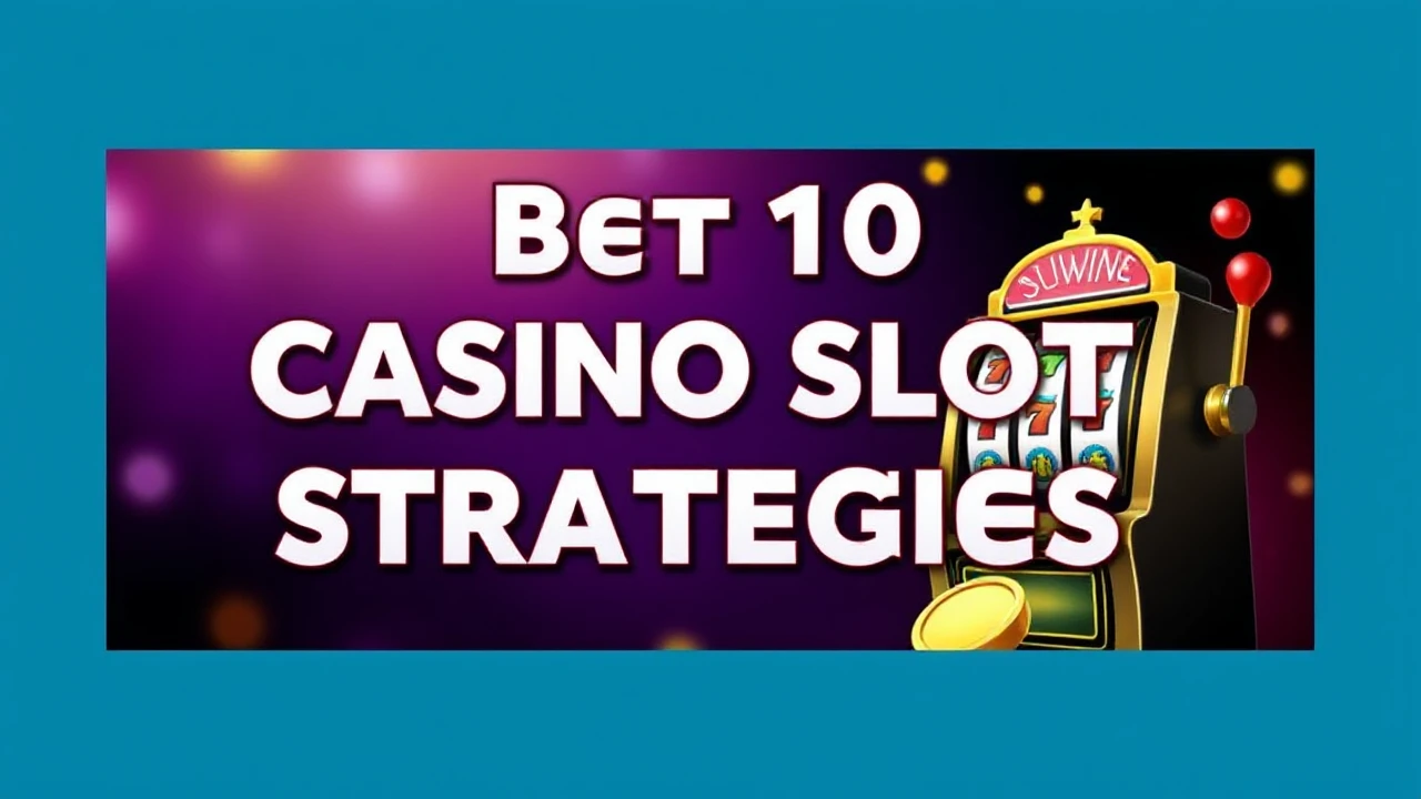 Best 10 Casino Slot Strategies for Ensuring Success