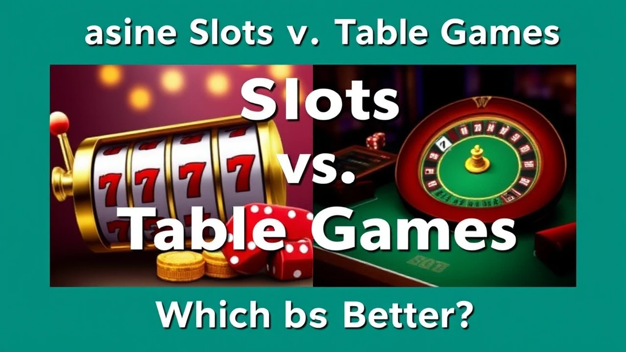 Casino Slots vs. Table Games: Which is Better?