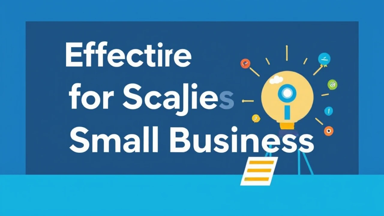 Effective Strategies for Scaling Your Small Business