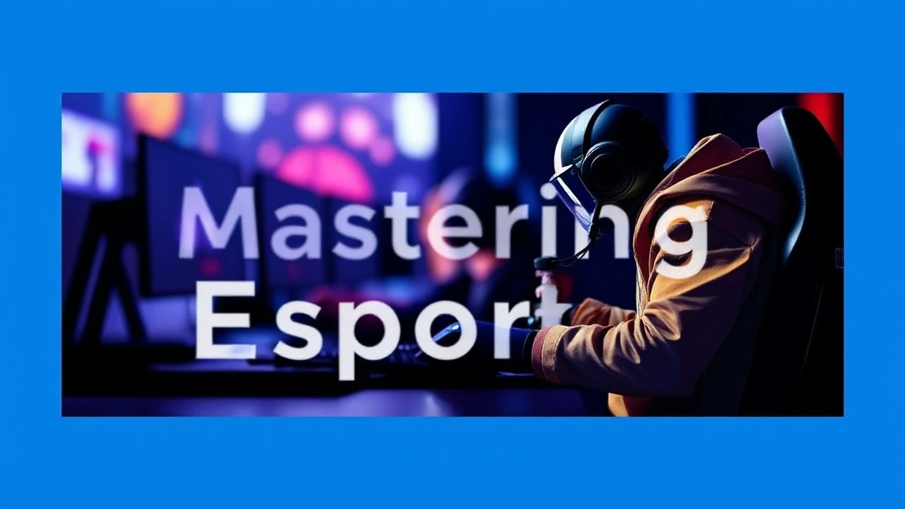 Mastering Esports: A Beginner's Guide to Conquering the Game
