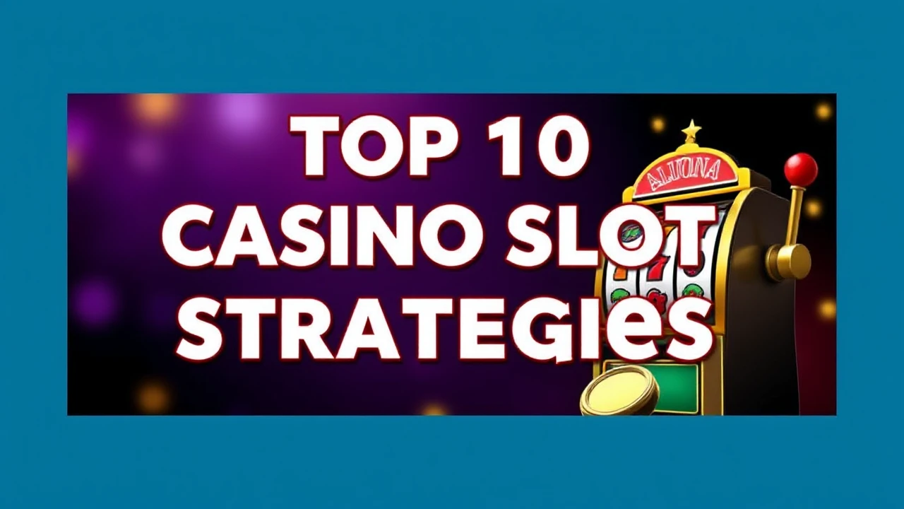 Top 10 Casino Slot Strategies for Achieving Success