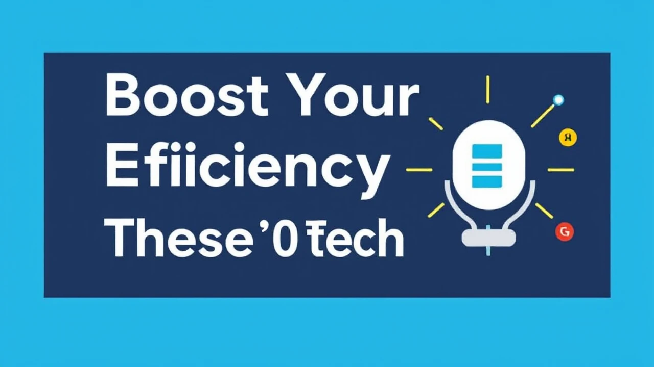 Boost Your Efficiency with These 10 Tech Hacks