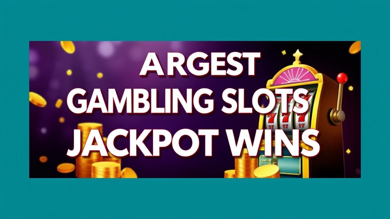 Unveiling the Largest Gambling Slots Jackpot Wins