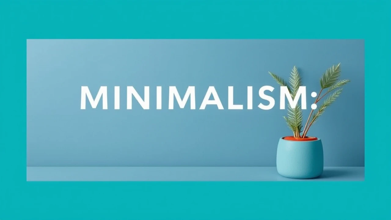 Embracing Minimalism: A Key to Simplifying Your Lifestyle