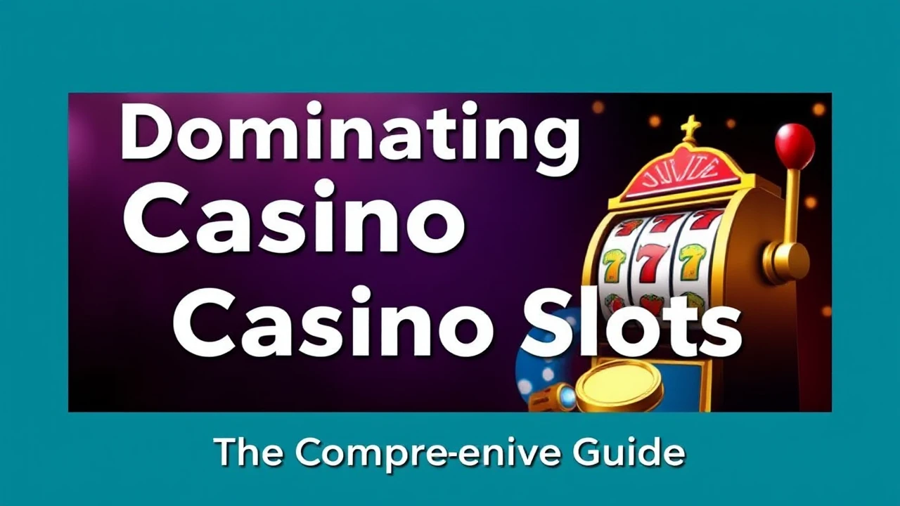 Dominating Casino Slots: The Comprehensive Guide