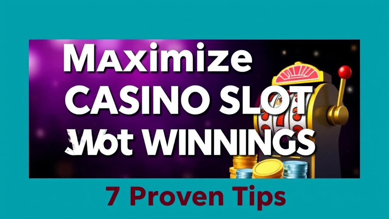 Maximize Your Casino Slot Winnings: 7 Proven Tips