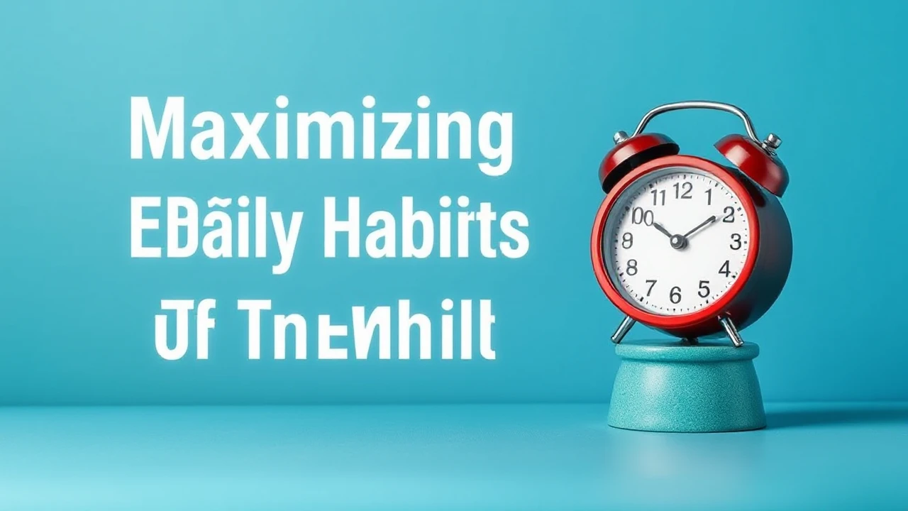 Maximizing Efficiency: 7 Daily Habits of Triumphant People
