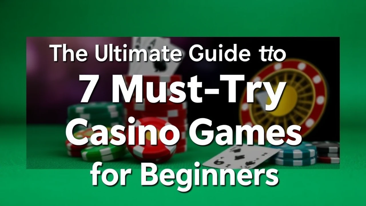 The Ultimate Guide to 7 Must-Try Casino Games for Beginners